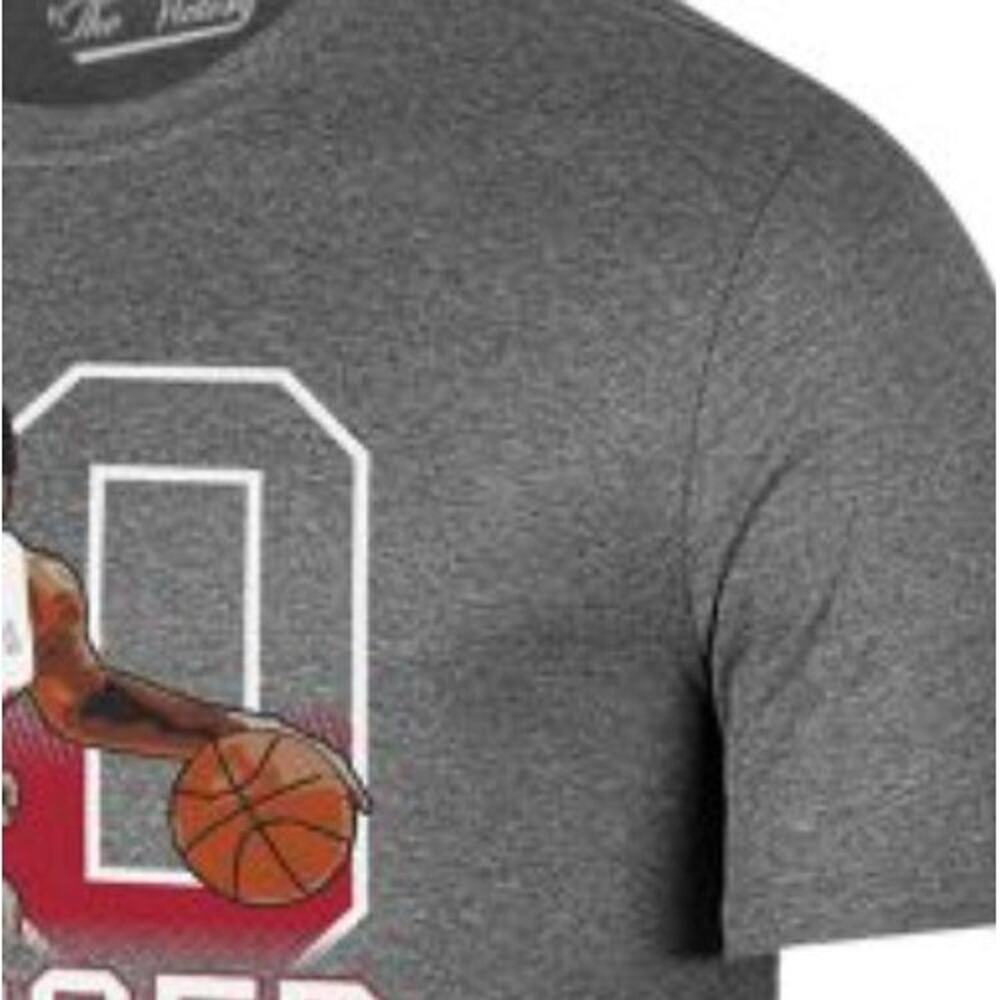 Retro Brand University of Houston Marcus Sasser Short Sleeve T-Shirt Gray XXL